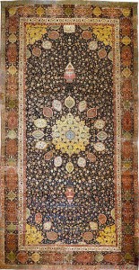 Der berühmte „heilige Teppich“ im Victoria and Albert Museum in London aus dem Jahr 1539/1540